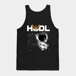 HODL Astronaut Floki Inu Coin To The Moon Floki Army Crypto Token Cryptocurrency Blockchain Wallet Birthday Gift For Men Women Kids Tank Top